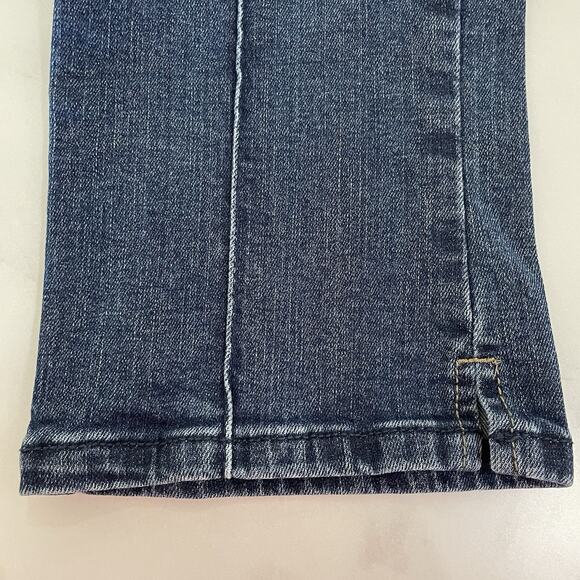 Democracy Ab Solution Skinny Crop Jean Size 6 Medium Wash Stretch Denim Shaping - Picture 6 of 11